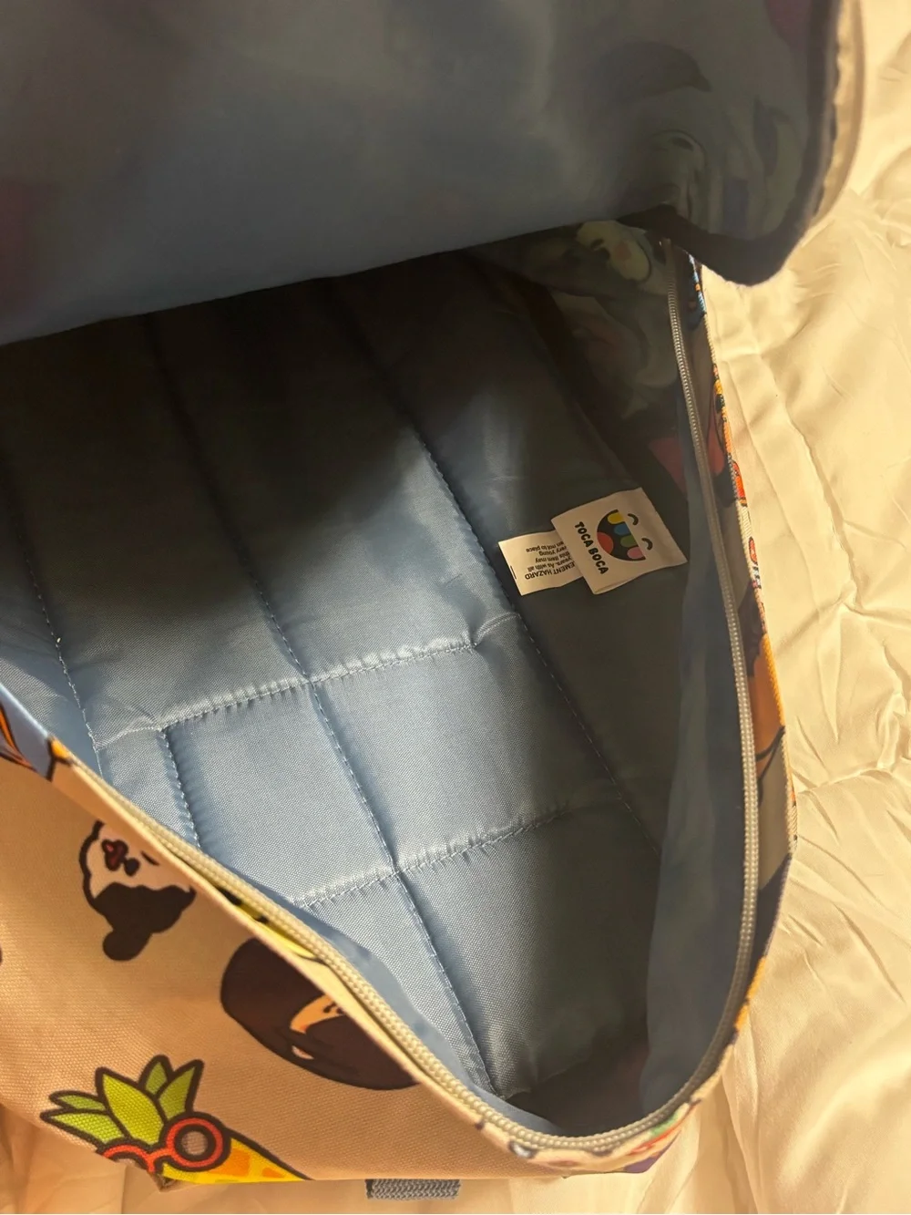 Toca Boca book bag. No signs of wear, like new condition.